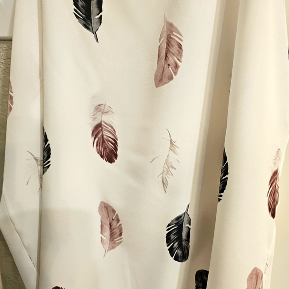 NEW Silky Tank w Crotchet Back 4XL Leaf Design - Picture 4 of 10